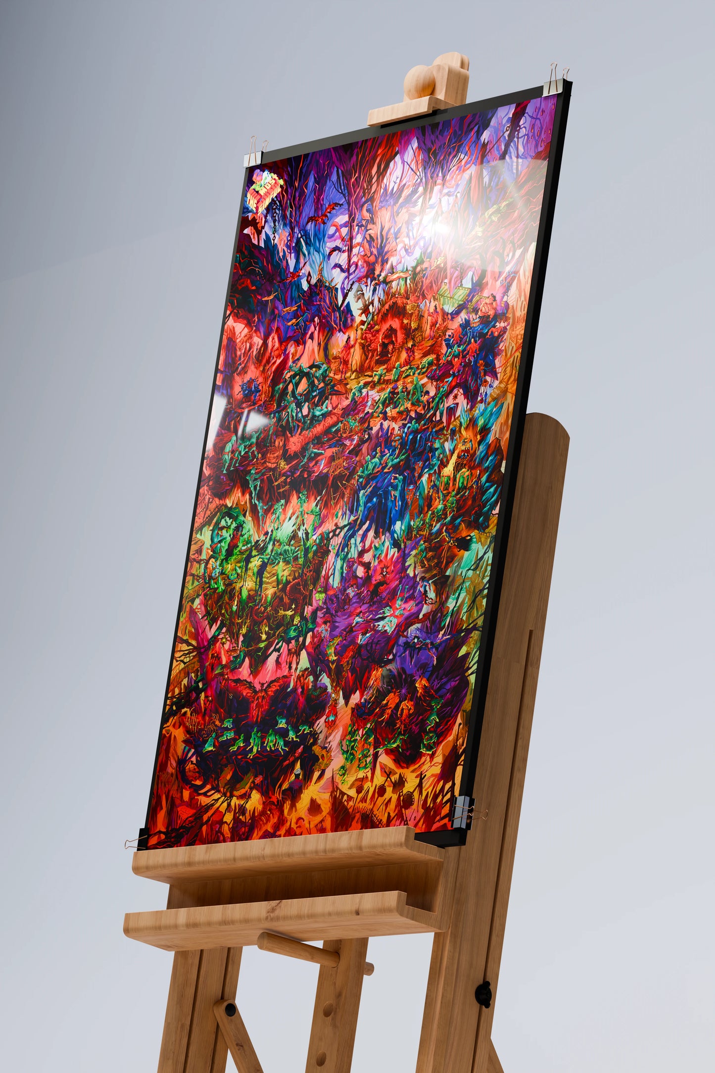 Heaven & Hell Wall Art (2 pack) – Dual Poster Set for Modern Home Decor