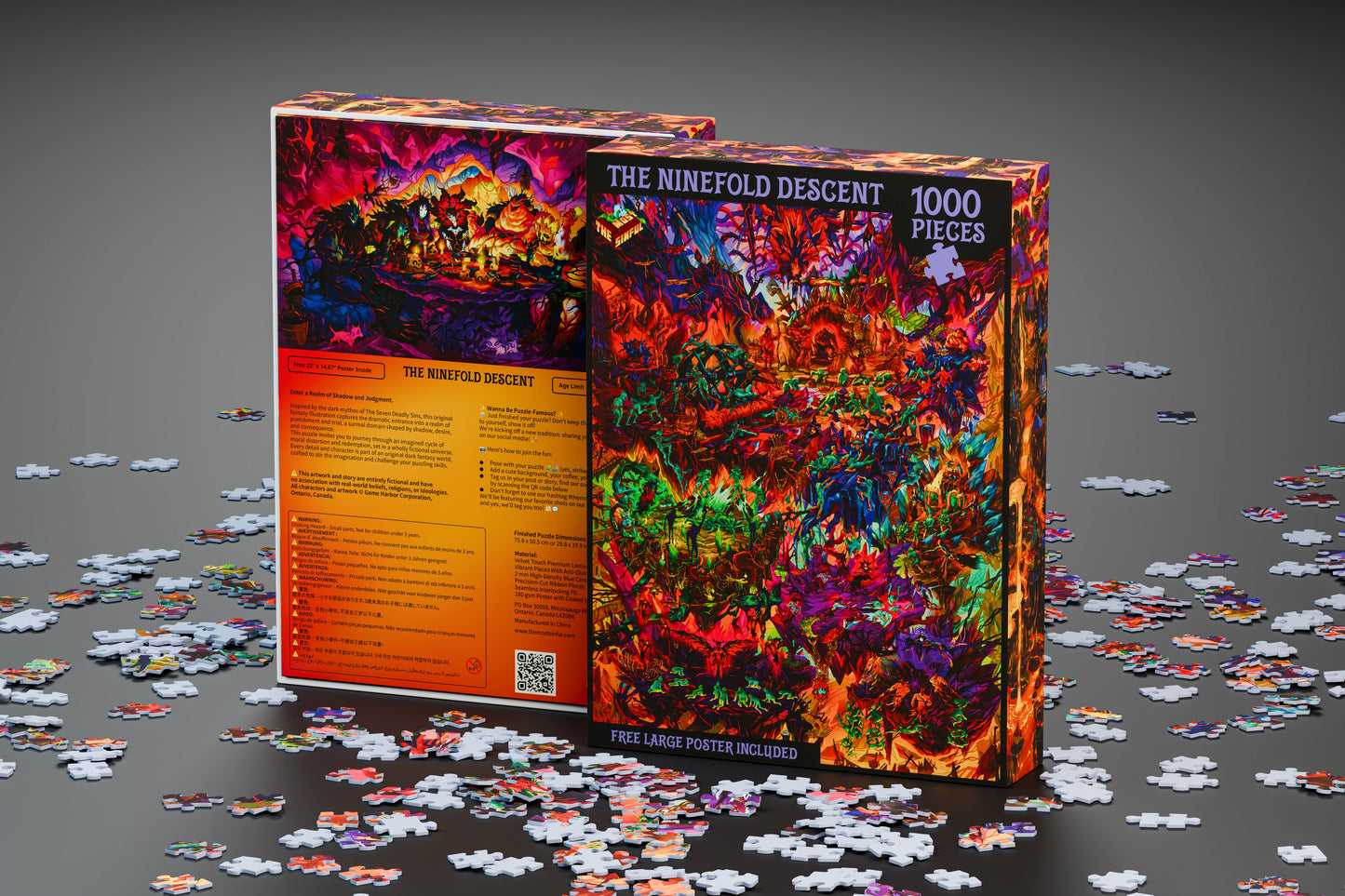 The Ninefold Descent (1000 Pieces)