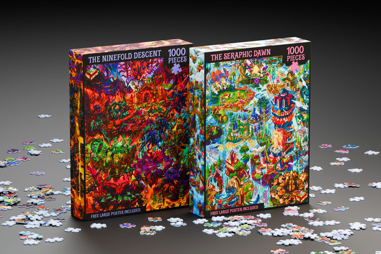 The Ninefold Descent (1000 Pieces)