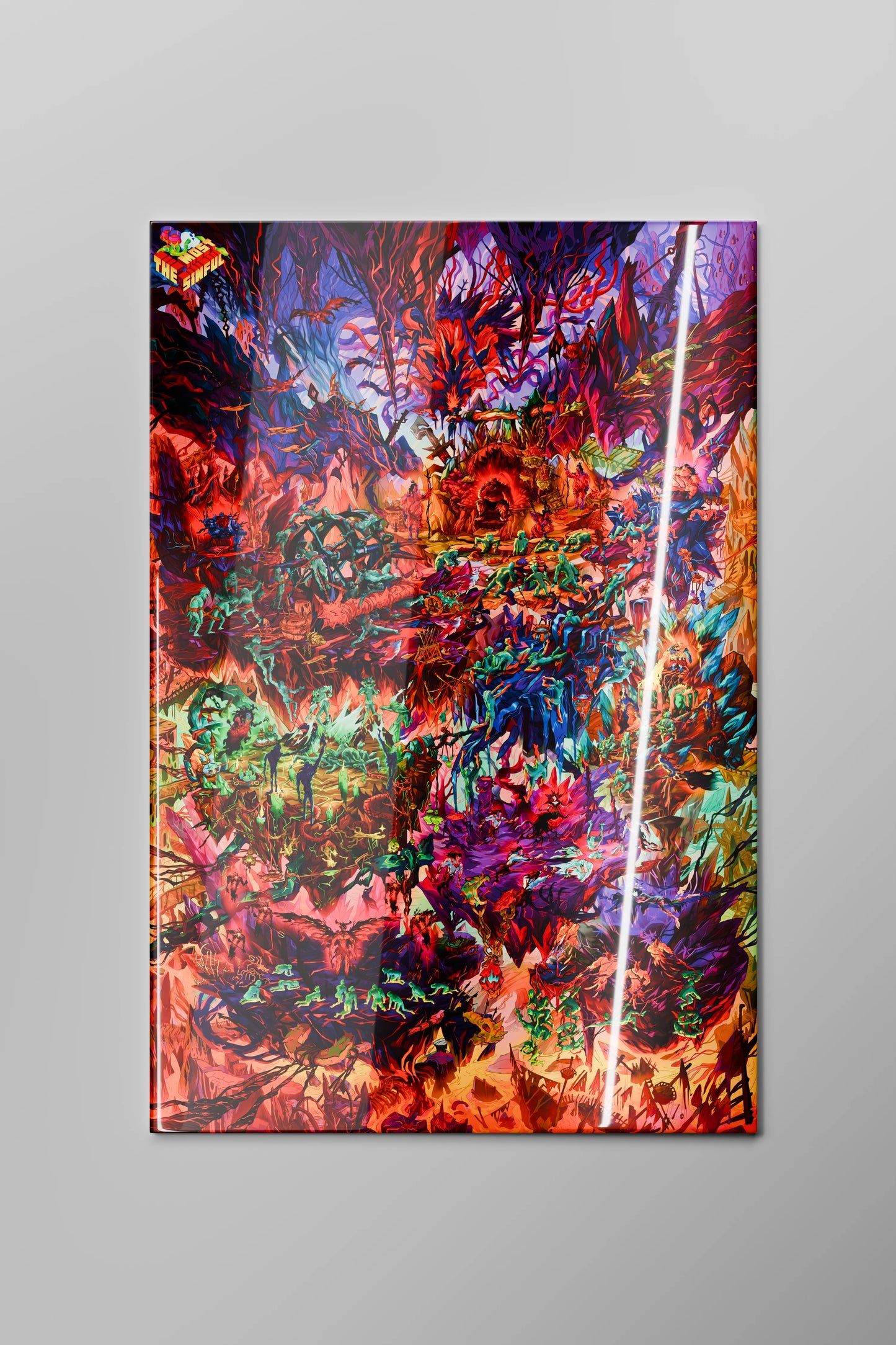 Heaven & Hell Wall Art (2 pack) – Dual Poster Set for Modern Home Decor